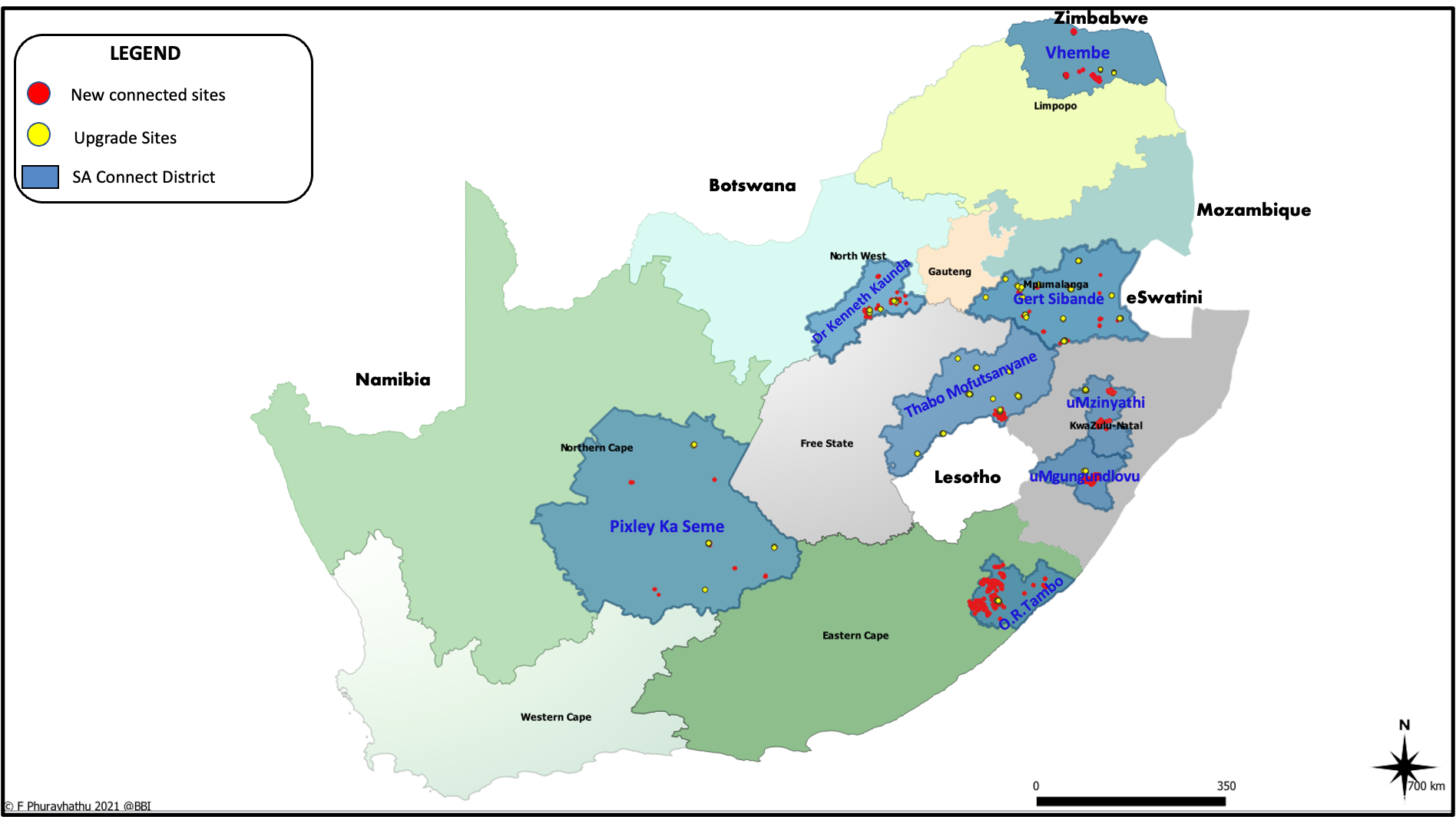 8 District Municipalities