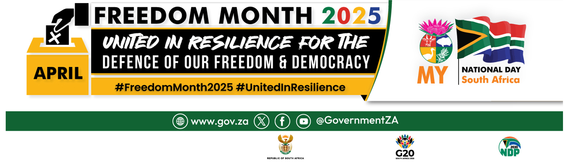 Freedom Month Banner 2025