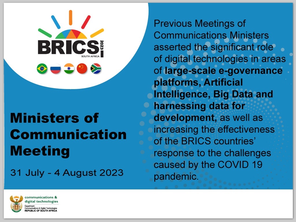 BRICS Significant role of digital technologies